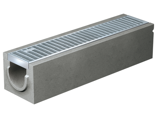 BG-CLASSIC Standardrinne Rinnenkörper mit Sicherheitsfalz NW 150