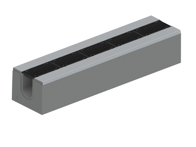 Sicherheitsrinne mit Winkelzarge und Sicherheitsfalz NW 200