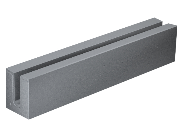 BG-SL Profil U Entwässerungsrinne ohne Abdeckung NW 100