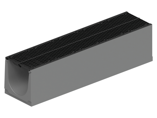 Schwerlastrinne mit Gusszarge und Sicherheitsfalz NW 500