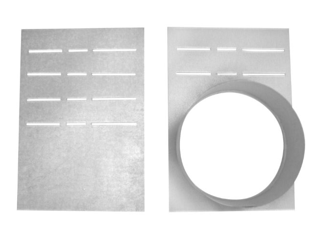 light Endplatte mit Ablauf DN 100