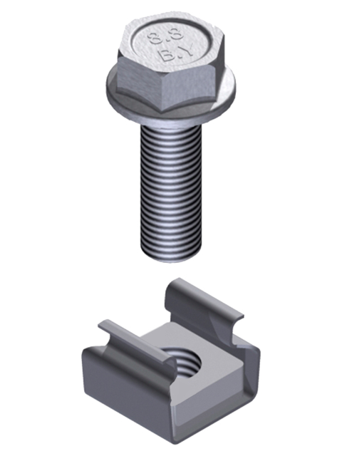 Verschraubungsmaterial pro für Gitterrost Kl. C