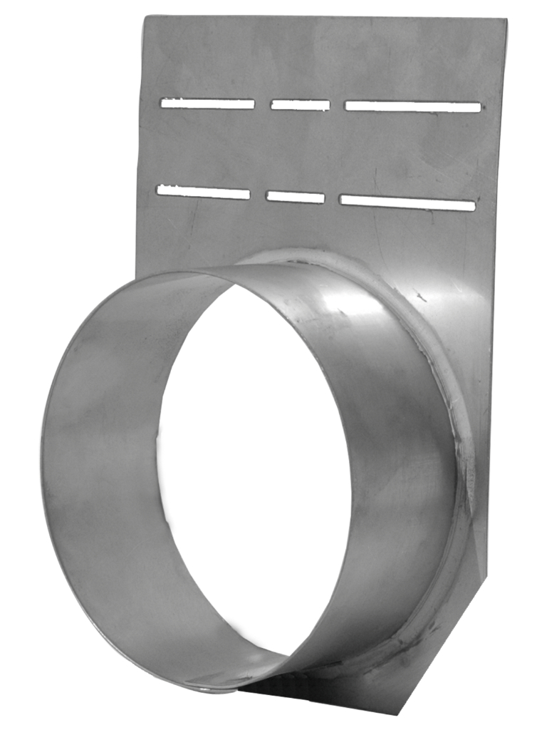 Endplatte mit Ablauf für tec/pro verzinkt DN 150