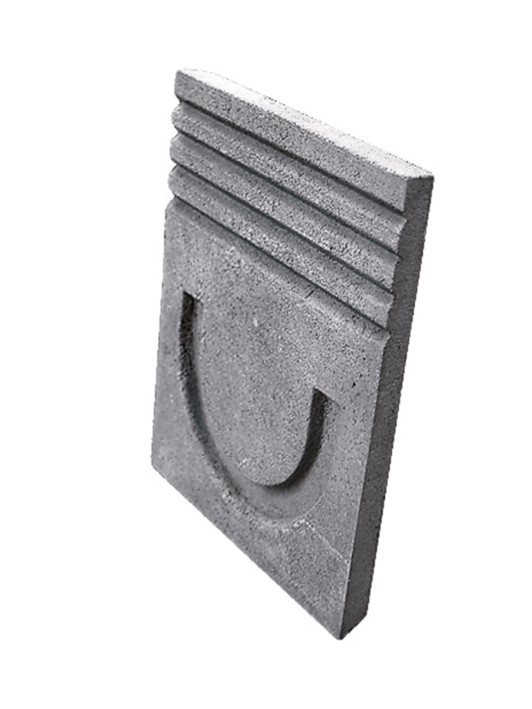 Stirn- und Endplatte für Standardrinne NW 150