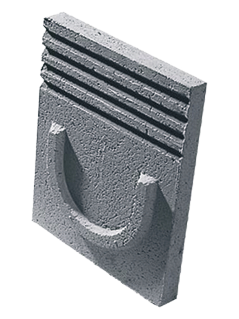 Stirn- und Endplatte für Standardrinne NW 200