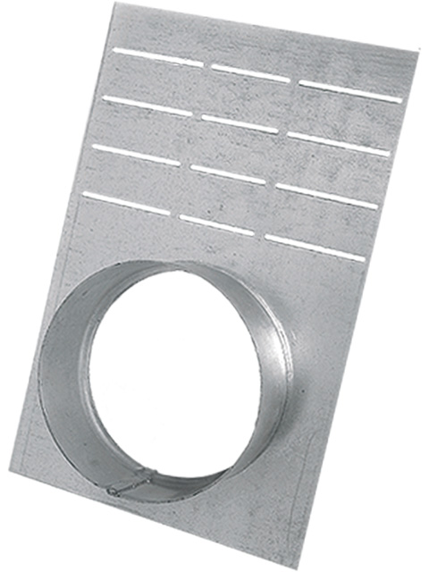 Endplatte mit Ablauf DN 150 für Schwerlastrinne SV NW 150