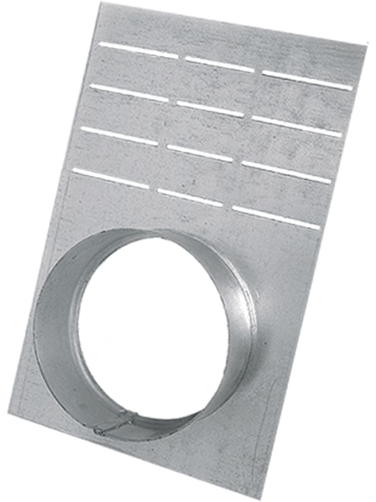 Endplatte mit Ablauf DN 150 für Schwerlastrinne SV NW 150