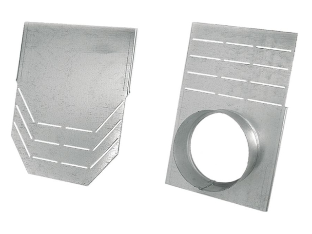 Endplatte mit Ablauf DN 200 für NW 400