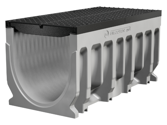 BG-FILCOTEN® pro Rinnenkörper mit Gusszarge und Sicherheitsfalz NW 400