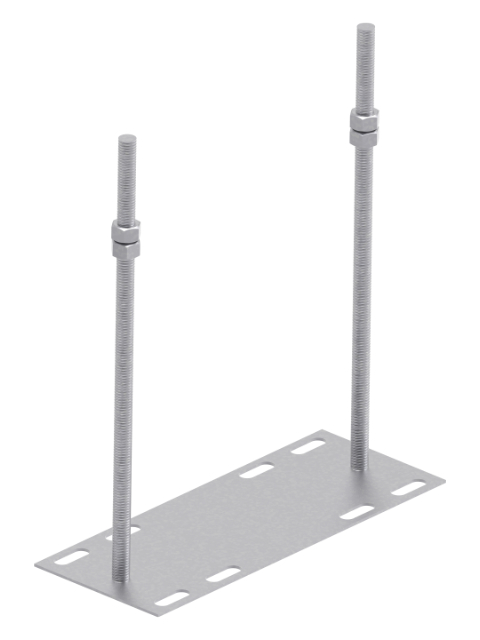 SET Einbaustütze Gr. 1, Unterteil mit Muttern