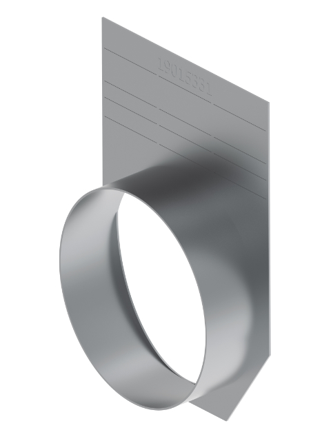 Endplatte mit Ablauf DN 200/300 für pro NW 400