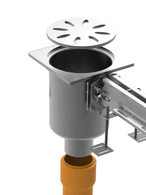 BG-OMEGA Ablaufelement inkl. Geruchsverschluss