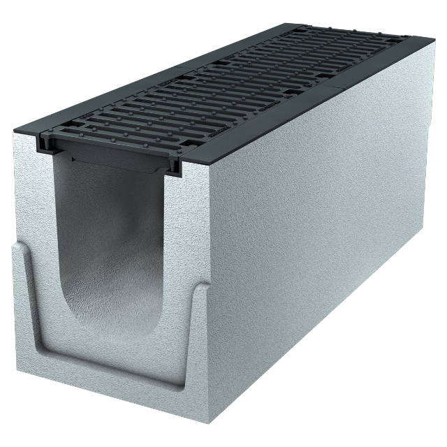 BIG I Schwerlastrinne mit Gusszarge NW 200