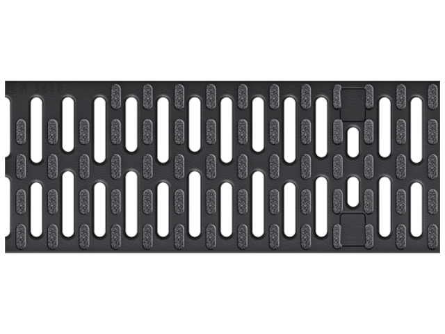 Compositrost (schwarz) mit Microgrip Kunststoff B 125 NW 100