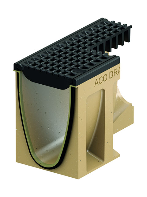 PowerDrain Performance V 200 P mit Sohlensprung, Kantenschutz Gusseisen, KTL-beschichtet