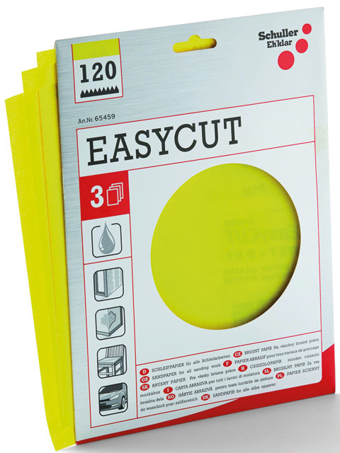 3x Trockenschleifpapier, EASYCUT