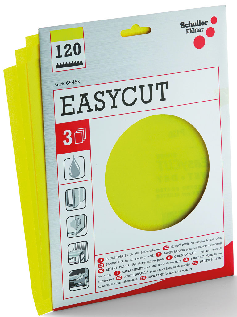 3x Trockenschleifpapier, EASYCUT