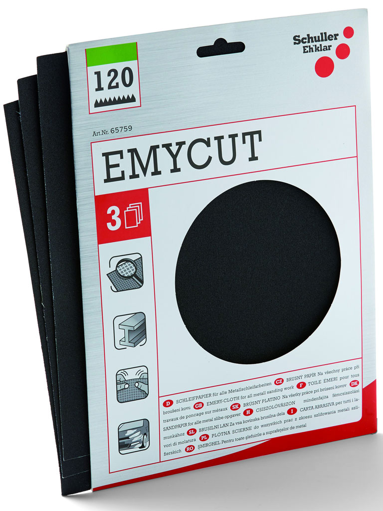 3x Schmirgelleinen, EASYCUT