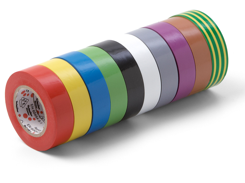 10 x VDE Isolierbänder, COLOR Multipack