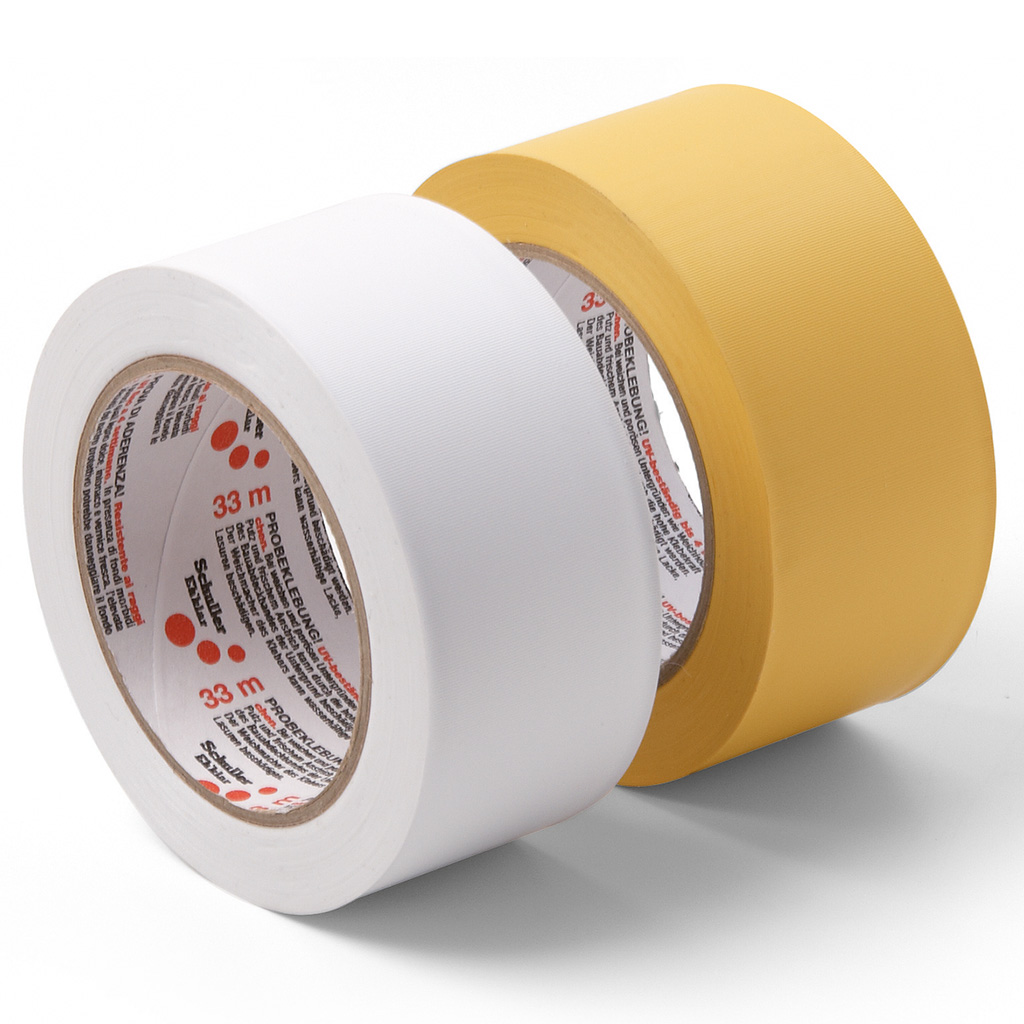 Bauklebeband PVC, quergerillt