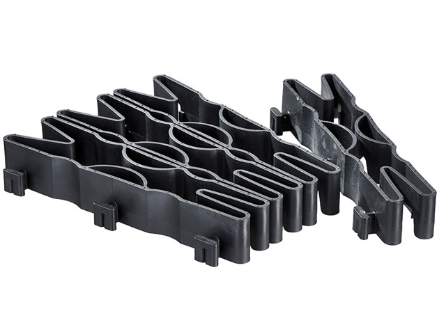 ECORASTER® Zubehör - Kurvenelement schwarz