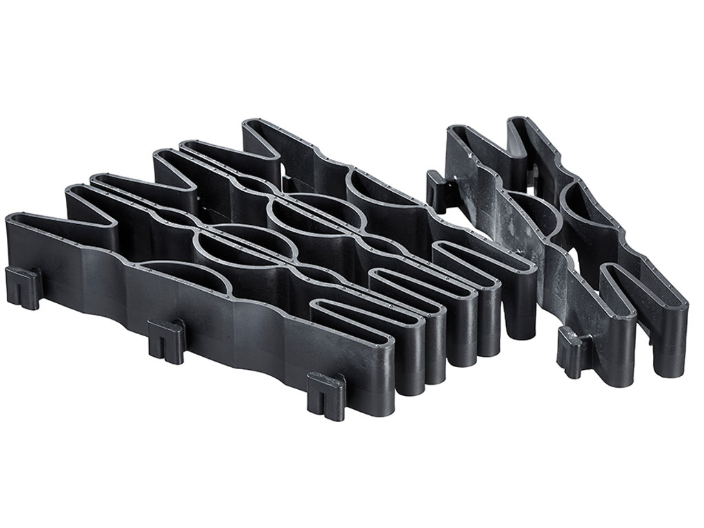 ECORASTER® Zubehör - Kurvenelement schwarz