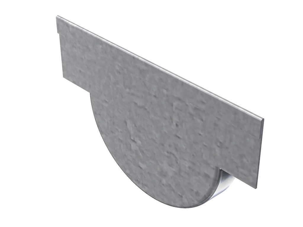 Stirnwand verz. für Ein- und Auslauf - MINI