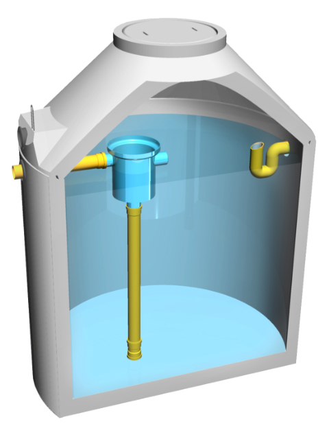 AQUA CLEAN ACRG-K Regenwasserzisterne Kompaktbauweise mit Gewebefilter
