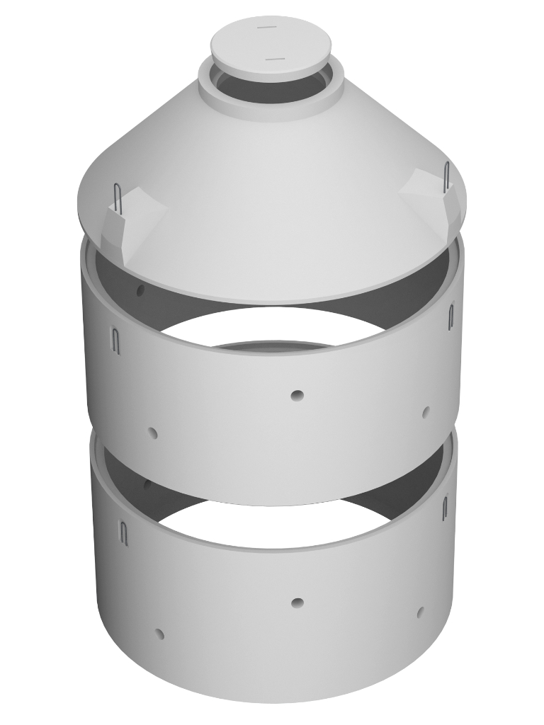 AQUA CLEAN ACSI Sickerschächte gelocht