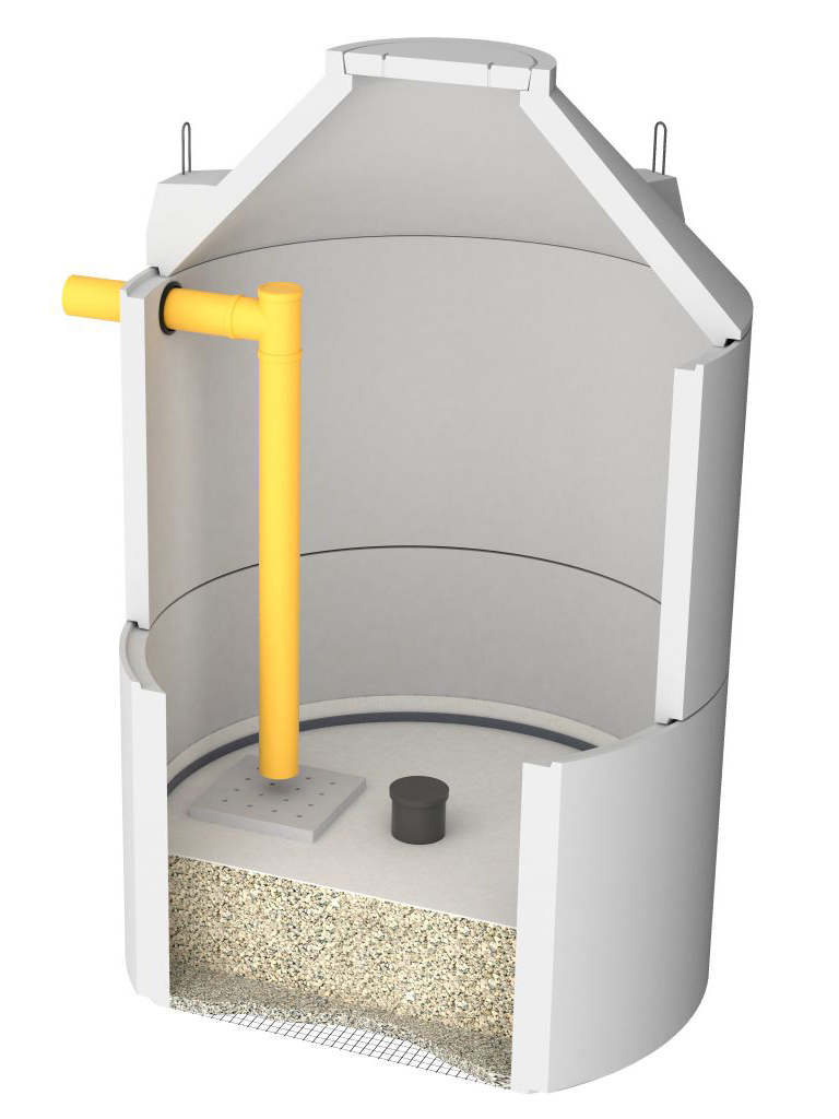 ACSI-TF Sickerschächte mit technischem Filter