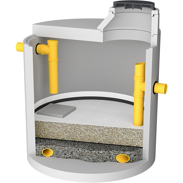 AQUA CLEAN ACSF-TF Filterschacht mit technischem Filter