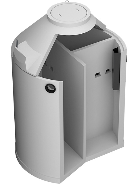 Mehrkammeranlagen in Kompaktbauweise BIO-CLEAN BCMK-K