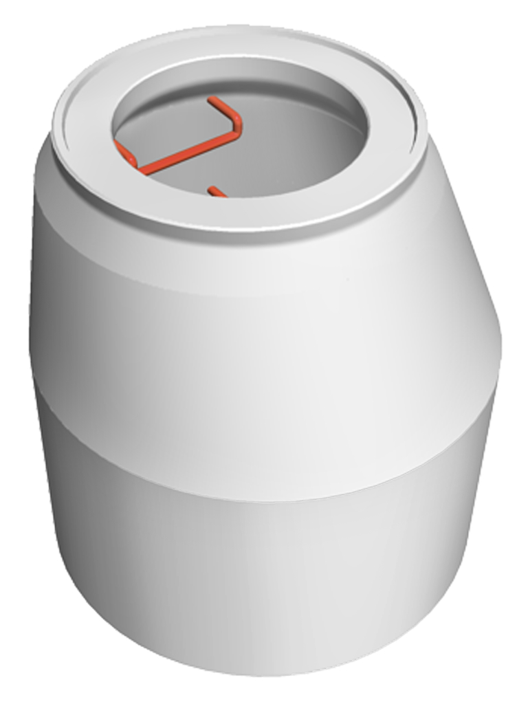 Schacht DN1000 - Schachtkonus mit Poly-Niro Bügel