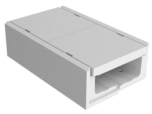 Betonkabelkanal für versenkten Deckel