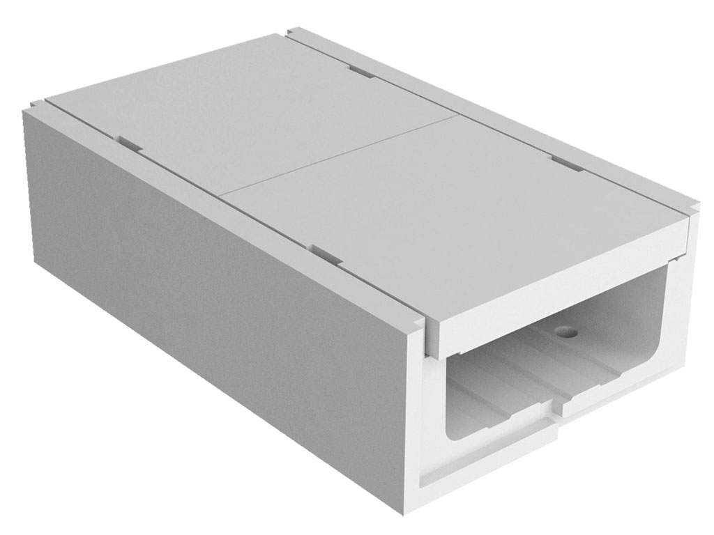 Betonkabelkanal für versenkten Deckel