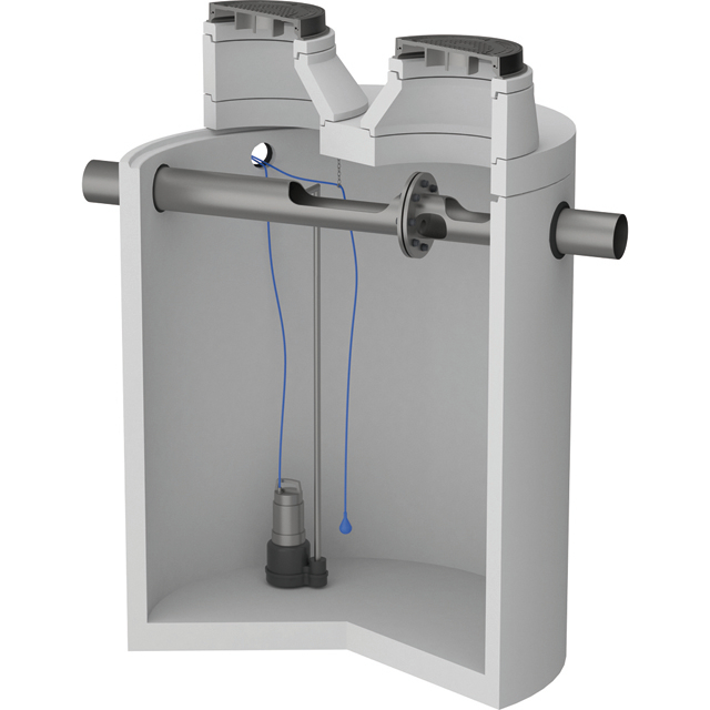 AQUA CLEAN ACRET-P Retentionszisterne mit Pumpenentleerung