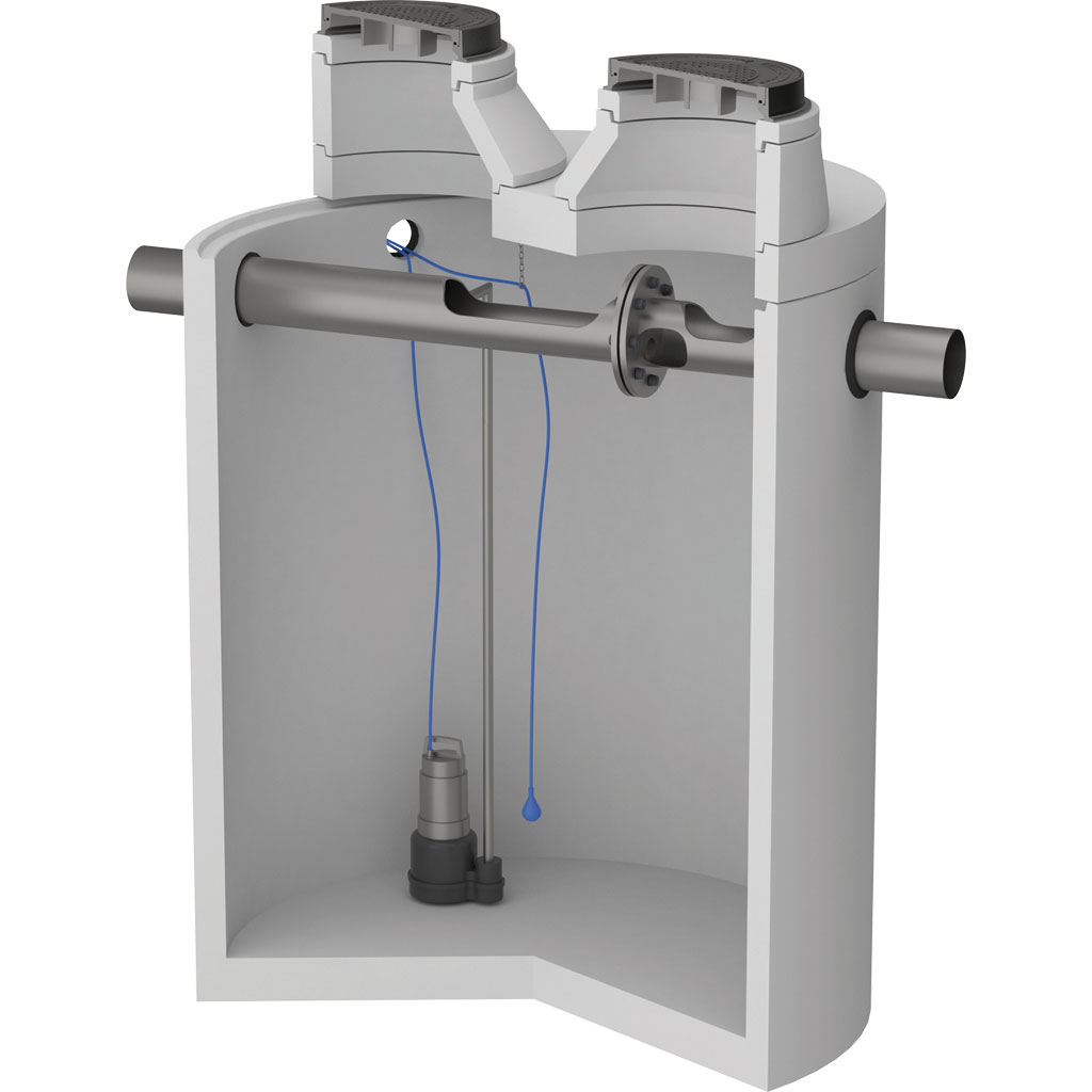 AQUA CLEAN ACRET-P Retentionszisterne mit Pumpenentleerung