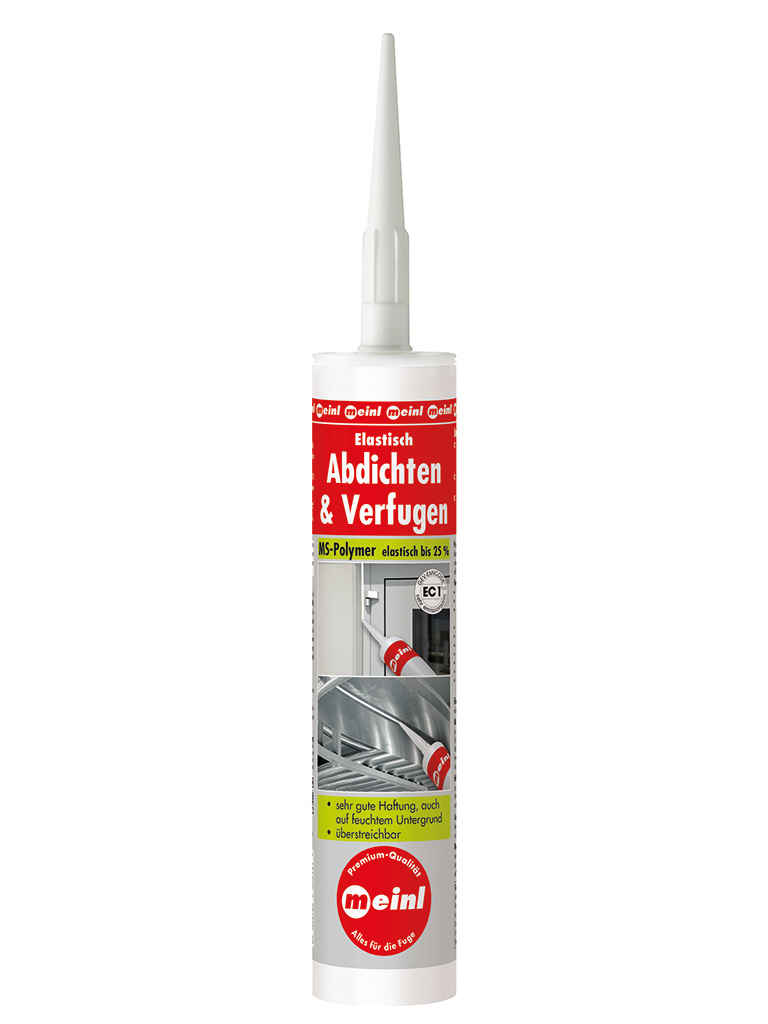 Elastisch Abdichten & Verfugen MS-Polymer, elastisch bis 25%