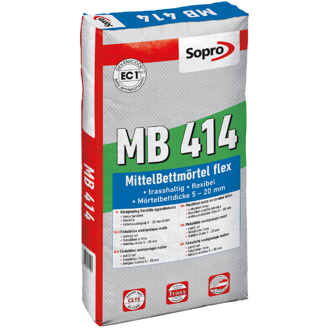 Sopro MittelBettmörtel Trass MB 414