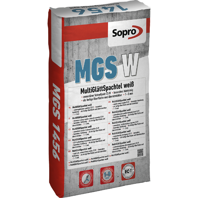 Sopro MultiGlättSpachtel weiß MGS-W 1456 weiß
