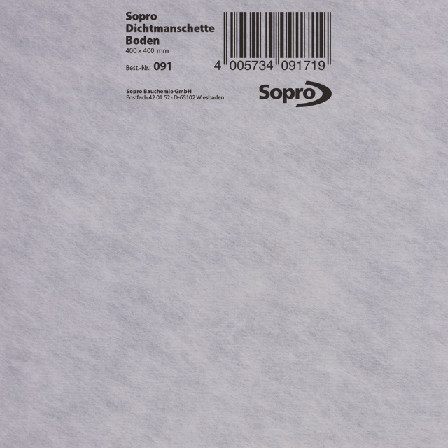 Sopro Dichtmanschette Boden DMB 091