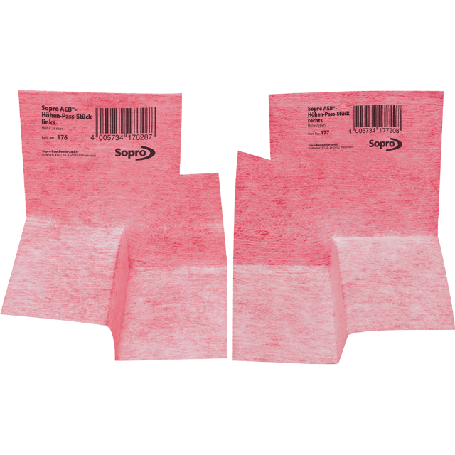 Sopro Höhen-Passstück links/rechts AEB 176/177