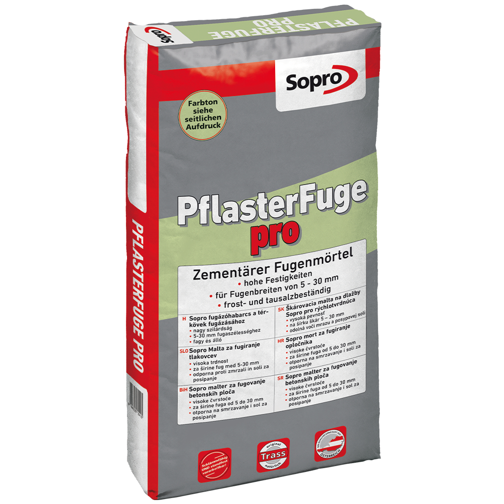 Sopro PflasterFuge pro mit Trass