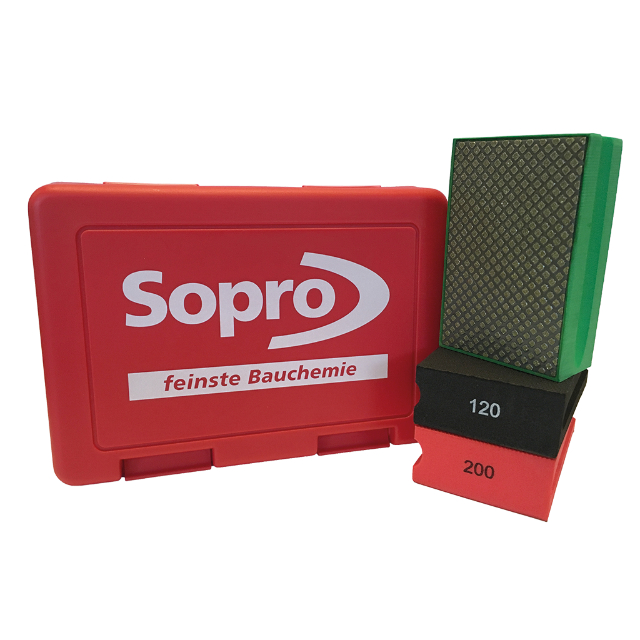 Sopro Diamant Handschleifer Set