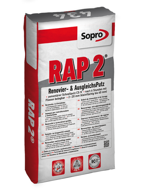 Sopro Renovier- & AusgleichsPutz RAP 2® 434