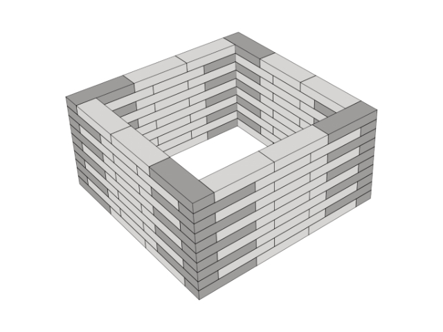 Architektur Hochbeet Set