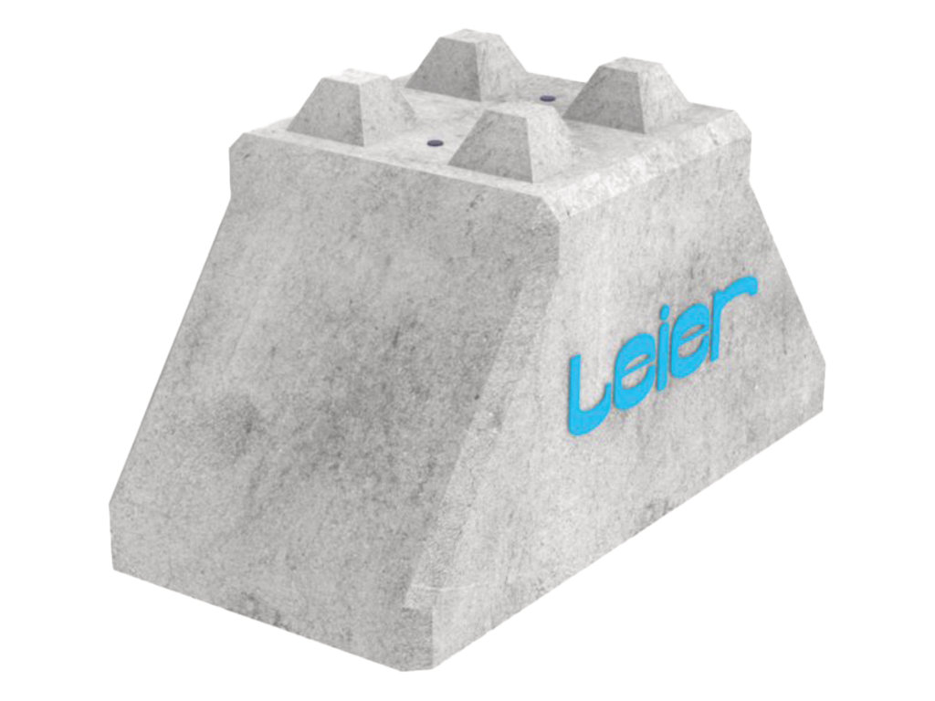 Betonblockstein Fußblock