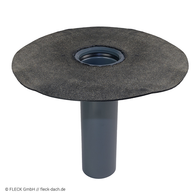 FLECK Flachdach-Unterteil mit integrierter Rückstaudichtung