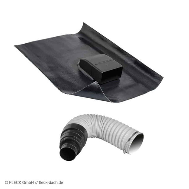 FLECK Saniflex-Universallüfter DN 100 für PV-Anlagen
